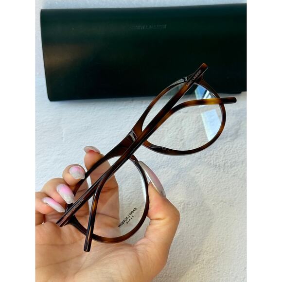 NEW Saint Laurent SL667 Bluelight Optical Frames in Brown main image 5